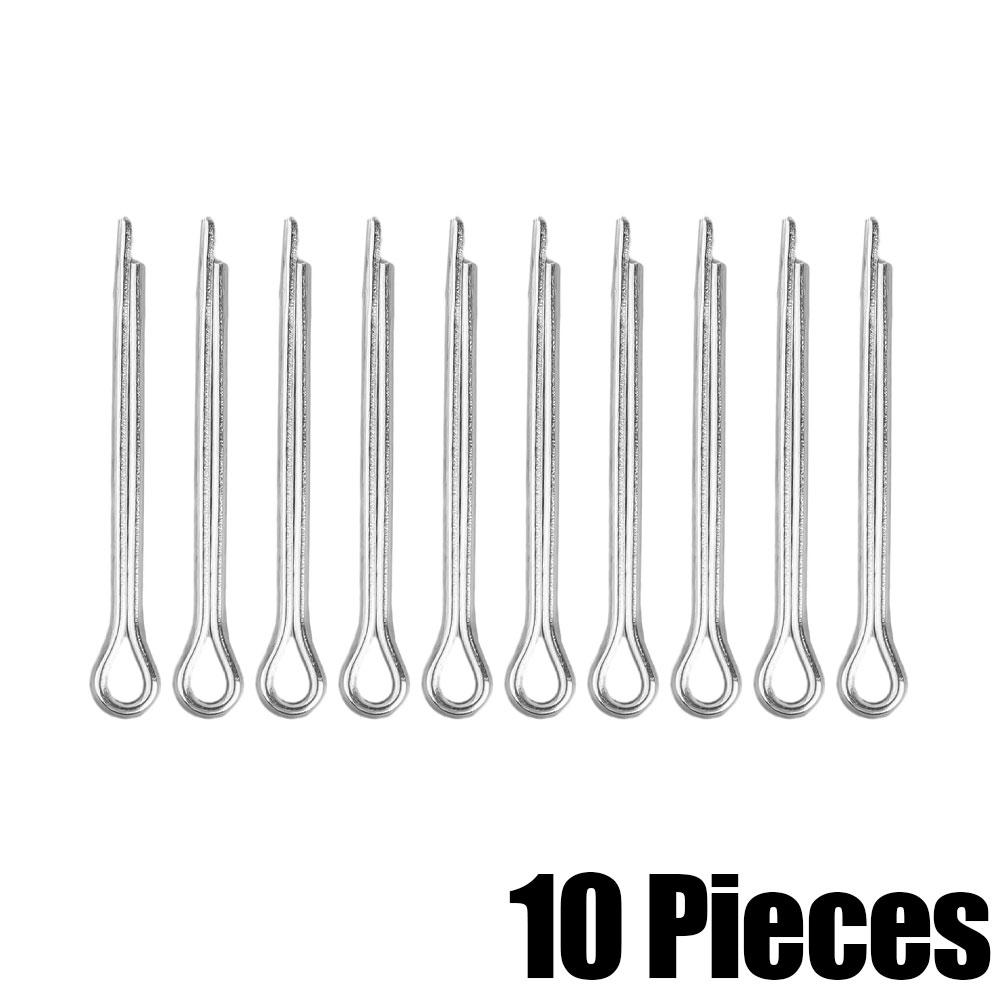 10pcs/lot Mountain Road Bike Lock Pins Hydraulic Bicycle Disc Brake Pad Fixing Stainless Steel Split Pin 4cm Cotter Lock Pin