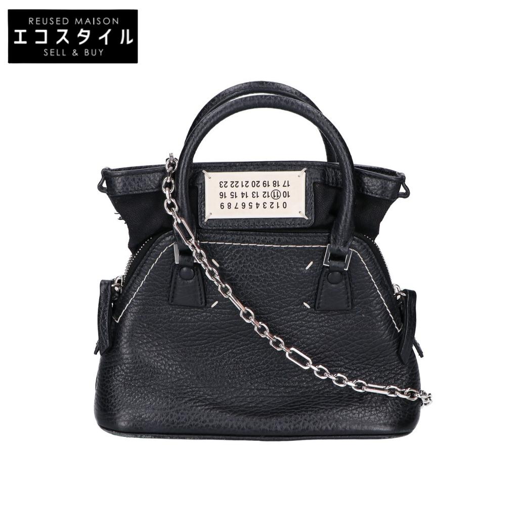 Maison Margiela 11 S56WG0081 P4455 T8013 5AC Micro 2WAY Chain Handbag blackUsed