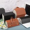 Portable Multi-Grid Foldable Glasses Organizer Travel Leather Eyeglasses Holder Display Storage Bags Jewelry Storage Organizer