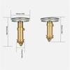38mm Bathroom Sink Drain Stopper Plugs Bounce Push Button Click Clack Basin Drainer Plug Drain Button Waste Stopper