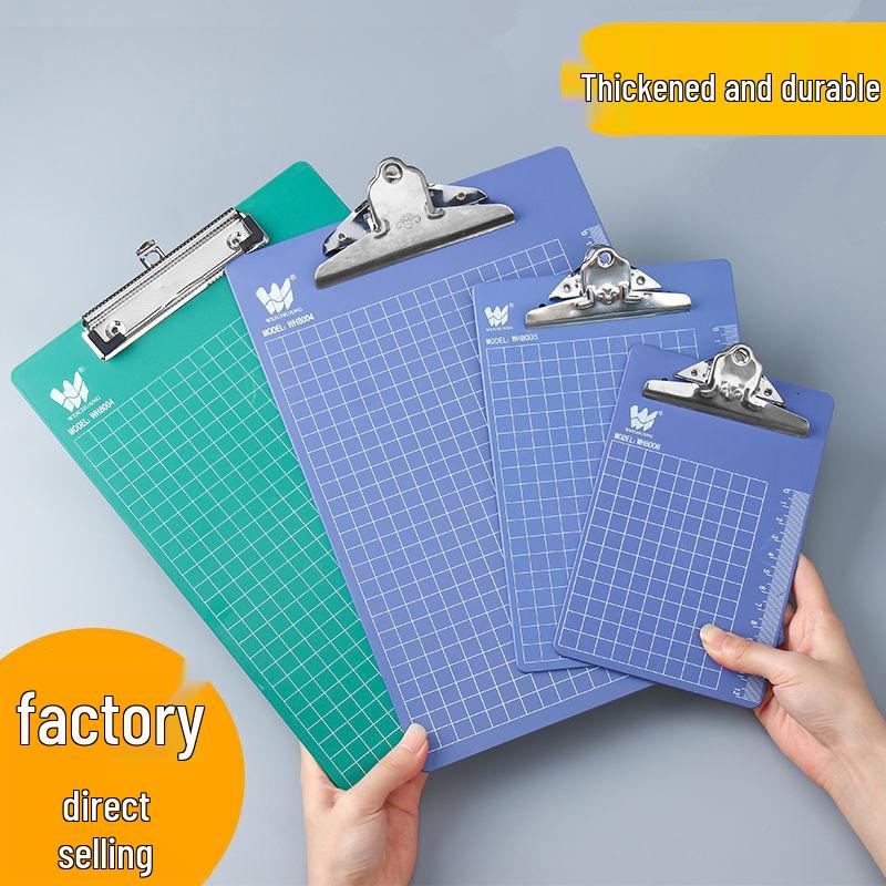 A4 Cardboard Clipboard, A5 & A6 Hanging Writing Pad, Bill and Menu Clip, Plastic Writing Board Clip