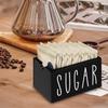 Wooden Sugar Packet Holder Tea Bag Storage Box Coffee Capsule Sorting Holder for Home Restaurant Countertop Coffee Bar Organizer