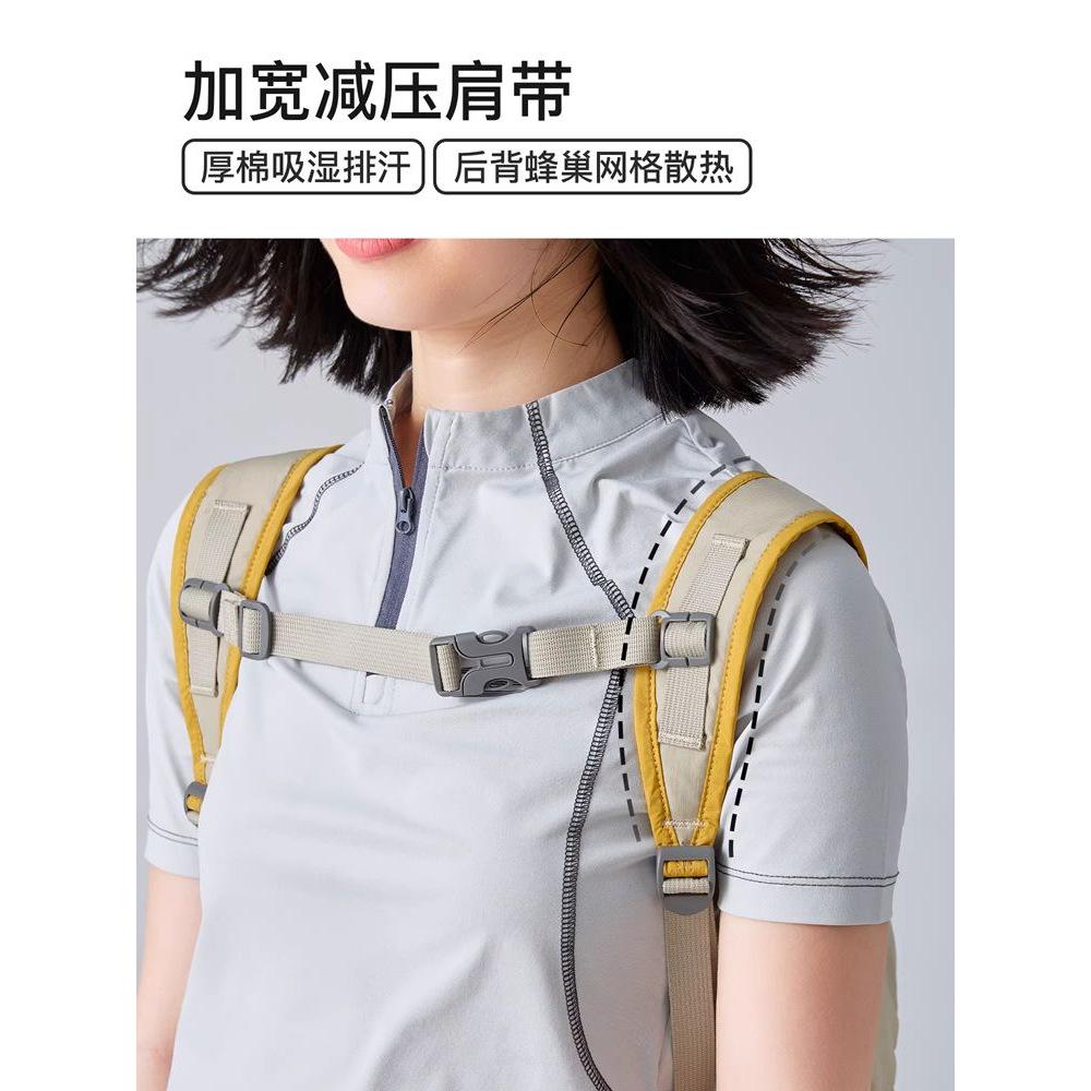 Schoolbag Outdoor Hiking Backpack New Light Travel Mountaineering Bag Anti-splashing Leisure Commuter Versatile Style Backpack