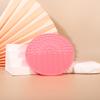 3pcs Silicone Makeup Brush Washing Board Suction Cup Random Color Cleaner Pad Non-Slip Base Cosmetic Brushes Cleaning Board