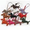 Fashion Keyholders Sausage Dog Keychain Chocolate Keyrings Creative Bag Charm PU Keychain Braided Rope Bag Pendant
