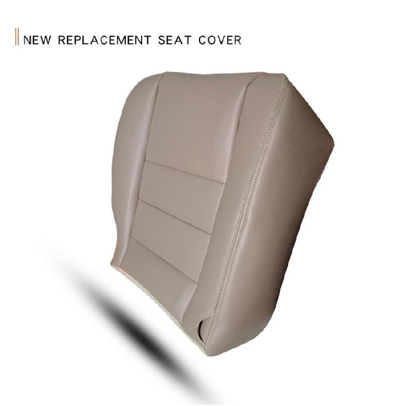 Driver's seat cover Lower seat cover for ford f250 f350 super duty lariat 2002-2007, Color-Light brown