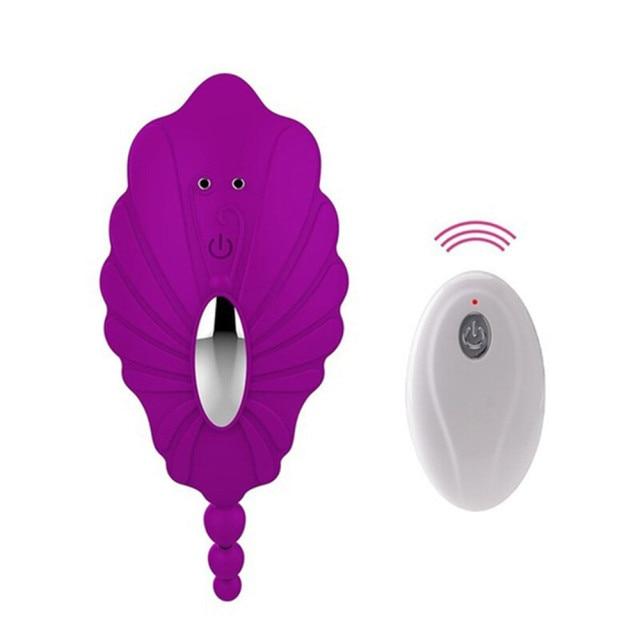Wearable Perineum Vibrator Butterfly Vagina Clitoris Stimulator Sex Toys for Women Remote Control Invisible Panties Anus Massage