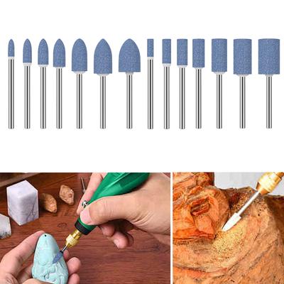Tête de meulage abrasive premium pour polissage métal pierre avec tige durable 3 mm Fixation pour outil rotatif