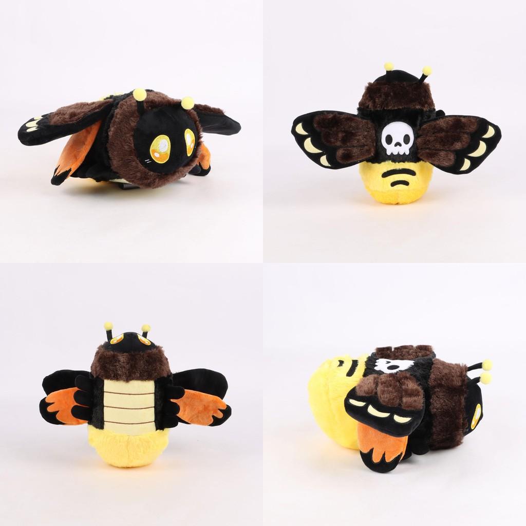 Hawkmoth Head Deaths Plush Toy Animal Stuffed Doll Bedroom Decoration 36cm