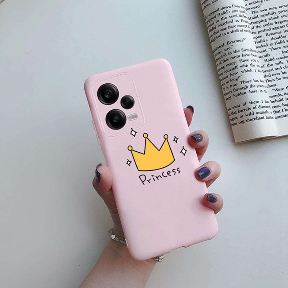 For Redmi Note 12 Pro Plus Case Cover TPU Silicone Shell for Xiaomi Redmi Note12 Pro 5G Phone Case Note 12Pro Plus Cartoon Funda