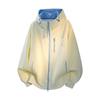 Unisex Autumn Colorblock Hoodie Cardigan - Trendy Sporty Jacket