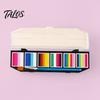 Professional Body Paint Pigments Face Oil Palette, Long-Lasting Waterproof Coverage, Bright Color Rich Pigmented Painting Makeup Kit, for Theater