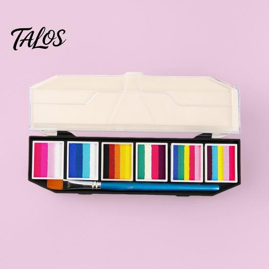 Professional Body Paint Pigments Face Oil Palette, Long-Lasting Waterproof Coverage, Bright Color Rich Pigmented Painting Makeup Kit, for Theater