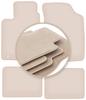 PREMIUM Beige Floor Mats For: Renault Clio II Hatchback 1998-2005