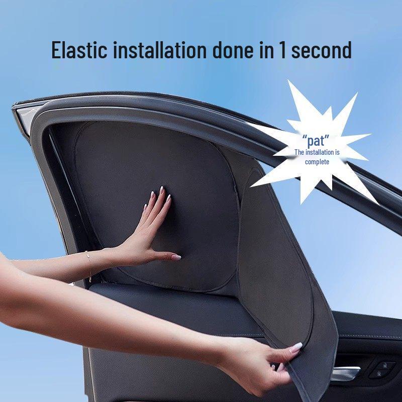 Xiaopeng Car Sunshade: Full-Car, Non-Transparent, Side-Window Coverage.
