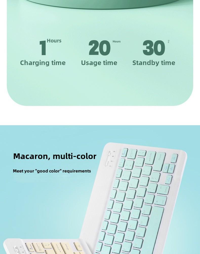 Schutzhülle mit magnetischer Bluetooth-Tastatur für iPad Air 5 & 9. Generation, sturzsicher, umfassend