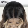 Noble Lace Front Wig Synthetic 28“ Highlight Honey Brown Body Wave Wig Blonde Wigs For Women Lace Wig Synthetic Lace Front Wig