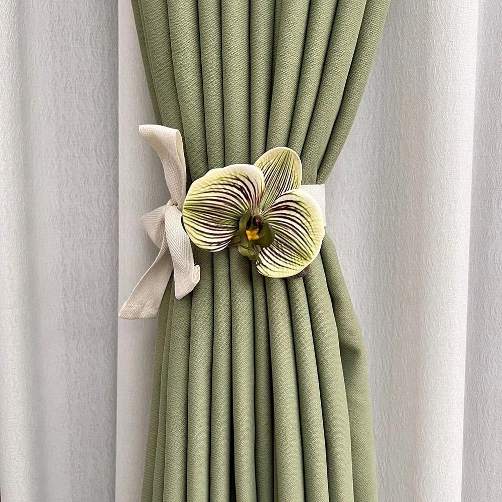 

Modern Flower Shape Curtain Tieback No Punching Colorful Curtain Strap Curtain Fixer Clip Home Decoration