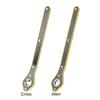 Jack Garage Tire Wheel Lug Wrench Handle Auto Labor-Saving Car Jack Ratchet Wrench Metal Scissor Jack Wrench Car Repair Tool