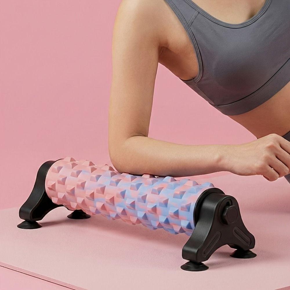 Solid Foam Body Foam Roller Removable Bracket Deep Back Stretching Roller  Pilates Fitness