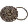 Tissting 3.7 x 5.5in Antique Bronze Lion Door Knocker,Antique Chinese Lion Head Door Rings Pull Handle Knobs for Decorate Doors,Window, Cabinets,
