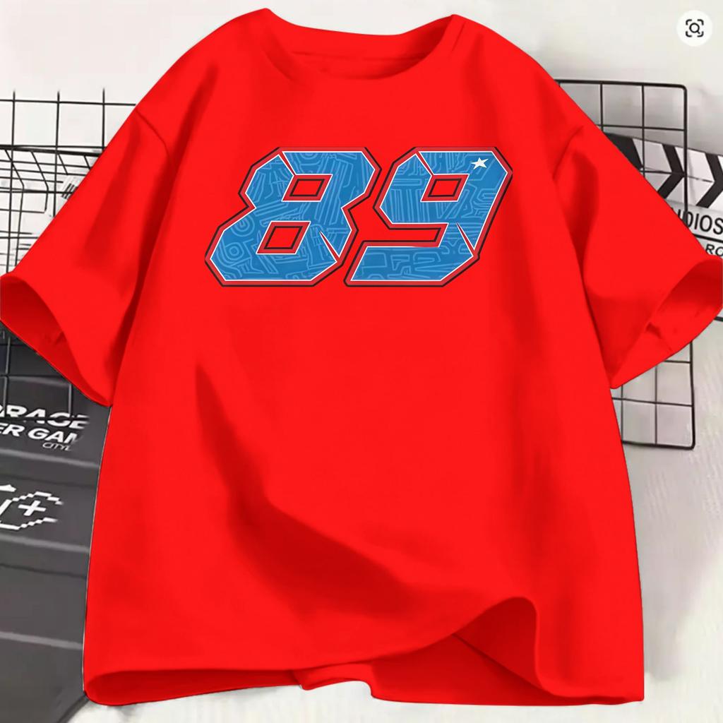 Unisex T-Shirt Jorge Martin 89 Mode 100% Baumwolle T-Shirt Kurzarm T-Shirt Rundhals Oberteile Sommer