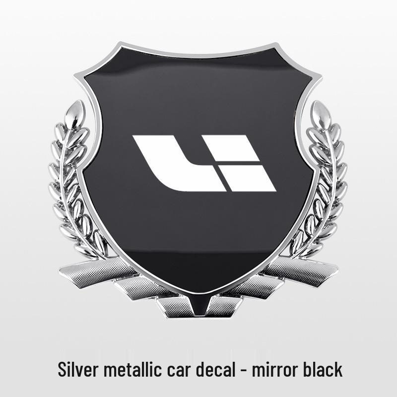 Ідеальні Автомобілі Емблема Крила Пшеничний Колос для Моделей L6/ONE/L7/L8/L9/MEGA - Металева Декорація Кузова