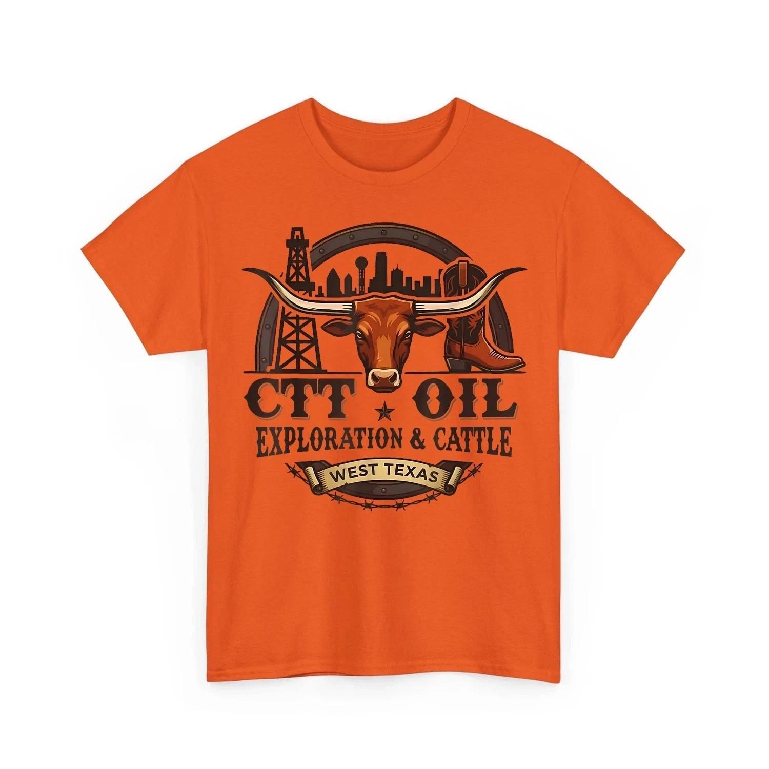 CTT Oil Exploration & Cattle Company Texas Vintage Unisex T-Shirt L