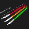 13pcs Sculpture Carving Knife Set,Aluminum Alloy Craft Knives Precision Blades,Manual Engraving Tool Kit,for Paper Cuttings.DIY