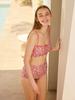 Bohemianbeullu Liberty Flower Comfort Fit Binding Bikini Fuchsia