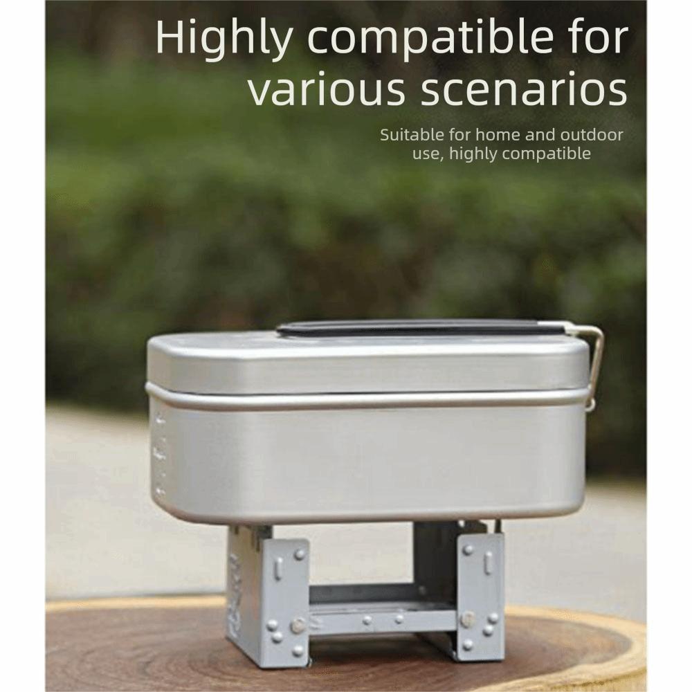 Ultralight Outdoor Tablet Pocket Stove Compact Mini Folding Stove Camping Stove