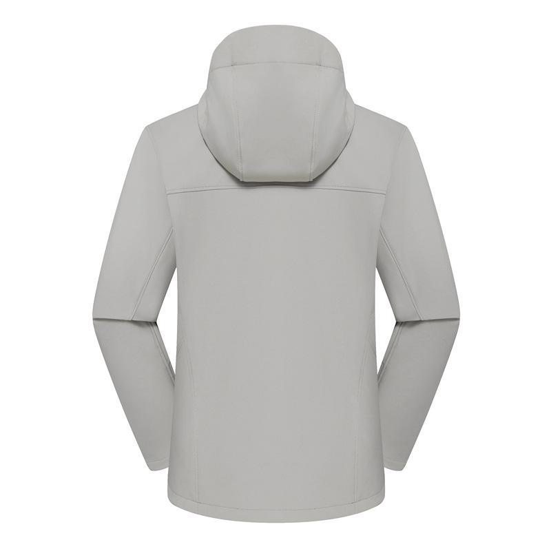 Unisex Windbreaker: Vogelhuis Softshell Jas, Fleece-Gevoerd, Waterdicht & Winddicht voor Herfst/Winter Bergbeklimmen.