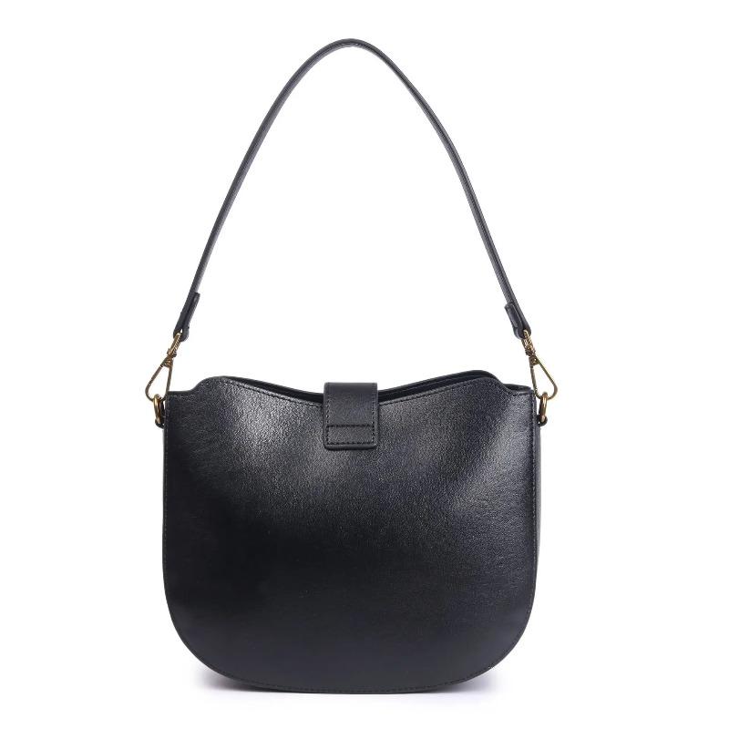 Women's Vegetable Tanned Top Layer Cowhide Bag Minimalist Fashi Practical Dumpling Bag Versatile Crossbody Shoulder Small Bag