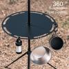 Detachable Camping Table with Tripod Storage Bag Heavy Duty Lightweight Aluminum Alloy Outdoor Picnic Portable Round Dining Table