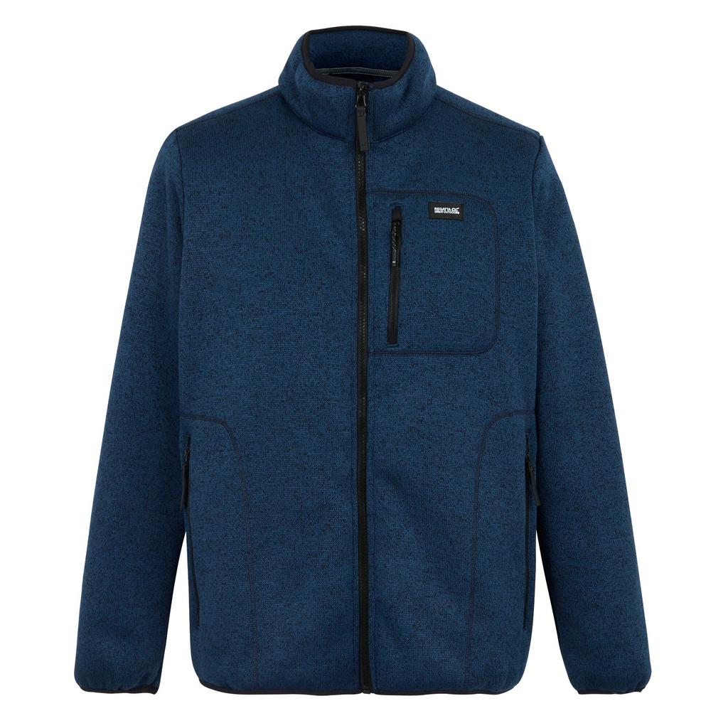 Regatta Mens Barlee Marl Full Zip Fleece Jacket