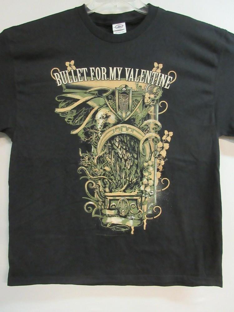 BULLET FOR MY VALENTINE ОФИЦИАЛЬНЫЙ МЕРЧ 2008 EAGLE BAND МУЗЫКА БОЛЬШАЯ Унисекс Футболка XXXL