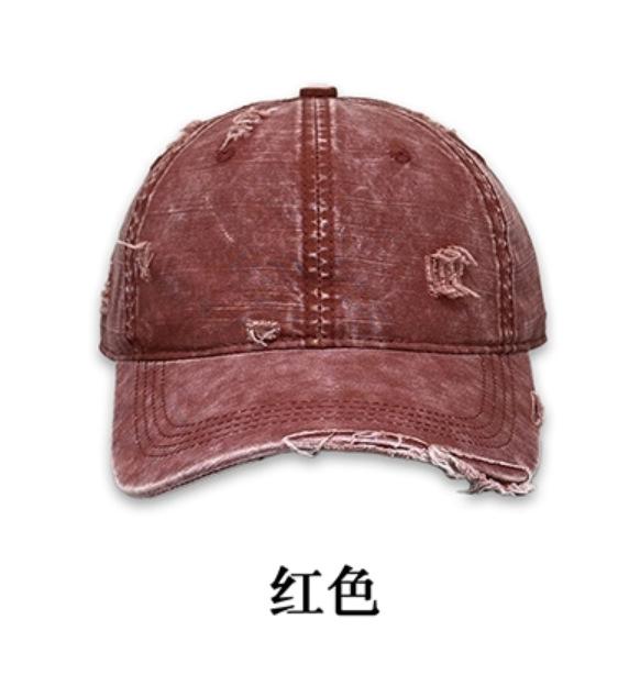 Washed Embroidered Baseball Cap For Men And Women Versatile Retro Soft Top Cap Sunscreen Shade Outdoor Trend