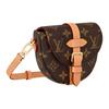 Louis Vuitton Monogram Canvas Saddle Bag With Detachable Shoulder Strap Mini Women Shoulder Bag Brown M46643