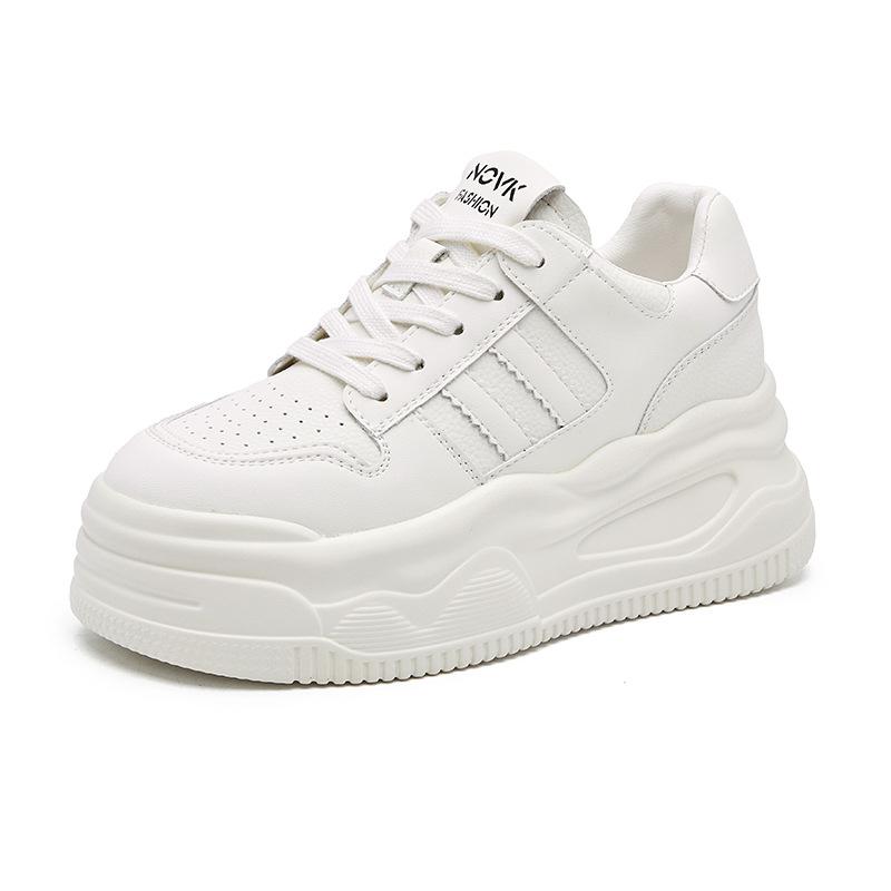 

Women s shoes soft soles are not tired of feet, sports shoes are lightweight, women s casual thick soles increase height, small white shoes, children 34