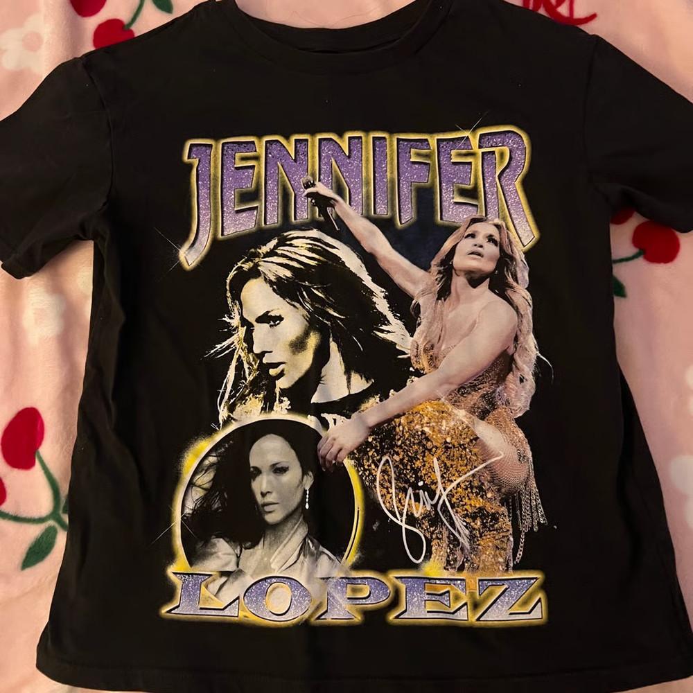 Trend Jennifer Lopez Black Cotton Size S To 5XL T-Shirt Unisex  ES034 Unisex T-Shirt XXXXL