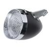 3 LED Retro Bike Headlamp Black and Silver Cycling Lighting Accessory Bike Headlight  Bike Lighting