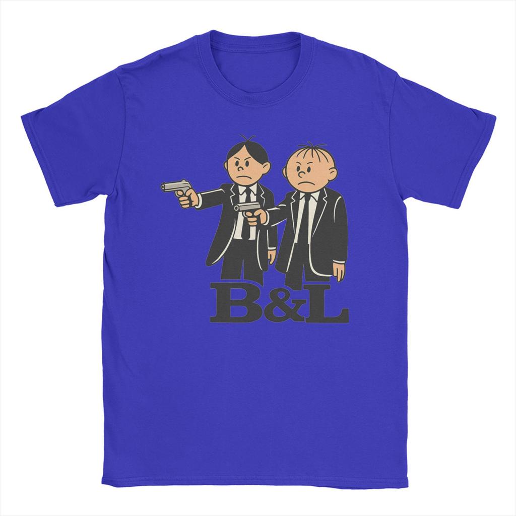 Novelty Boleks and Loleks T-Shirt for Men Round Collar Pure Cotton T Shirt Funny Short Sleeve Tees Big Size Clothing