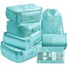 Travel Storage 7-Piece Set: Clothing Organizers for Suitcase