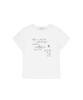ROCKCAKE Misprint Fitted Top - White