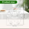 Acryl Blumenvase Transparent Bouquet Vase Mehrzweck Desktop Dekorative Frisch-/Trockenblumen Präsentationsständer für Zuhause Büro