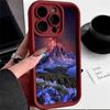LZ25 Mountain Peak Forest Snow Silicone Phone Case for Infinix Smart 9 Hot 40i Tecno Camon20 Moto G22 G30 OnePlus Google Pixel 9 Shockproof Back Cover