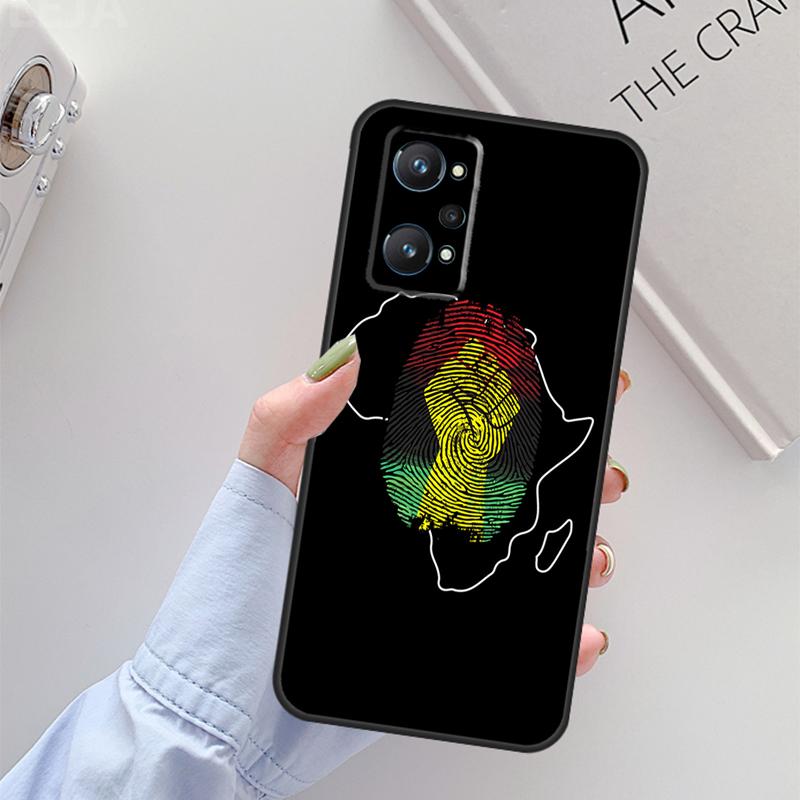 

Africa Map Geogra For Realme C61 C75 C55 C51 C21Y C25S C67 C53 13 12 10 11 14 Pro Plus GT 6T 6 5 GT7 Pro Case Realme 13 Pro Plus