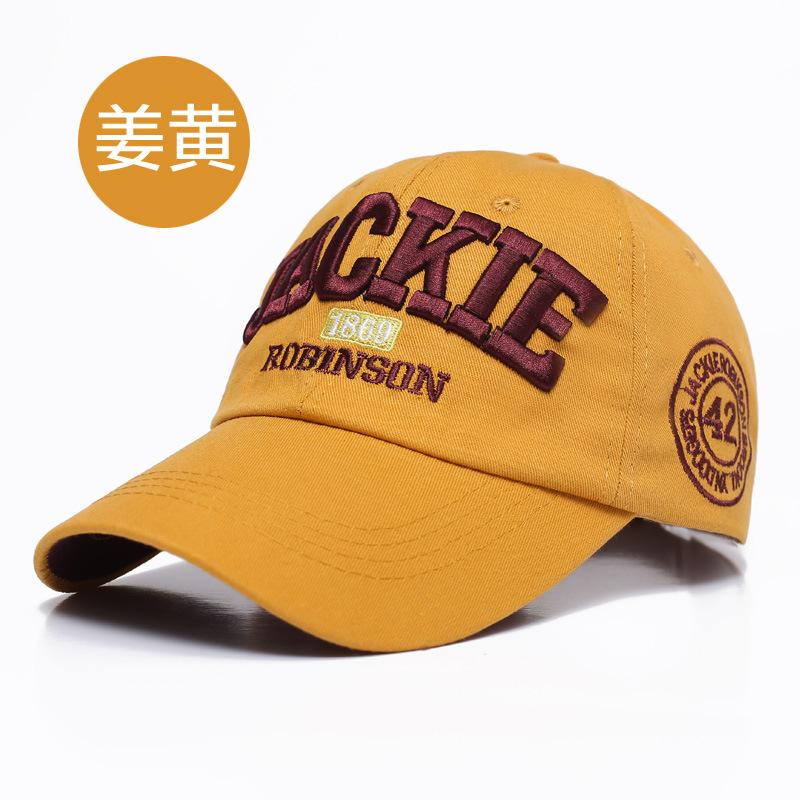 

Шляпа женская кепка Four Seasons повседневная универсальная бейсболка с вышитым алфавитом шляпа от солнца студенческая хипстерская уличная Adjustable жёлтый