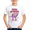 Unisex Six Seven Italian Brainrot 67 Nummern Grafikdruck T-Shirt Junge/Mädchen Sommer Kurzarm Kinder Bequemes T-Shirt Oberteil.