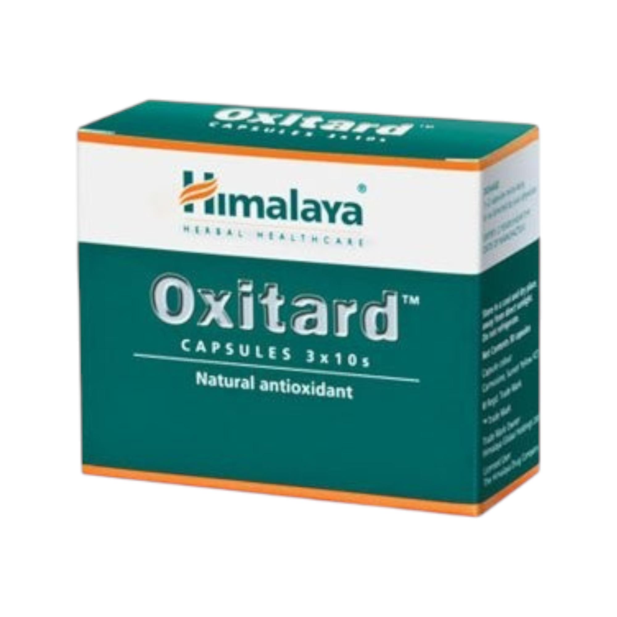 

Himalaya Oxitard Capsules Natural Antioxidant Supplement for Wellness and Recovery, Pack of 3, 10 Count Each - Total 30 Capsules